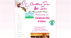 Desktop Screenshot of caribbeantanandsalon.com